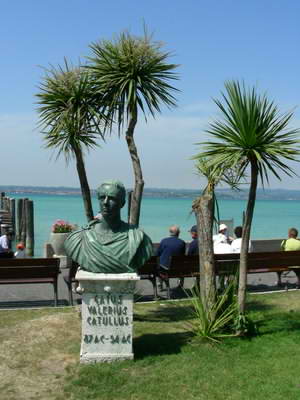 Catullus's bust at Sirmione